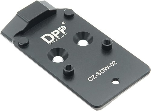 DPP Titanium CZ-SDW-02 optic adapter plate for the CZ Shadow 2 Optics Ready, RMR footprint 