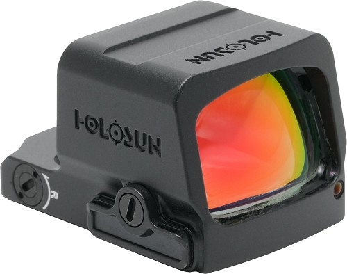Holosun EPS Core 3 MOA red enclosed red dot sight, right front angle 